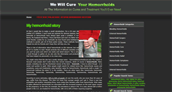 Desktop Screenshot of hemroidshemorrhoidscure.com